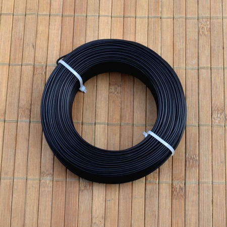 Bonsai Aludraht China eloxiert, Farbe dunkelbraun bis schwarz 1,5 mm 500g